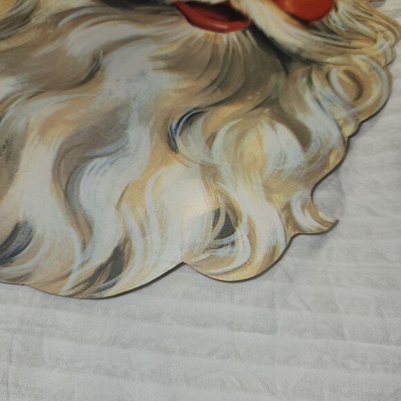 Vintage Christmas Die-Cut Decorations & Red Sled Centerpiece - Picture 14 of 15